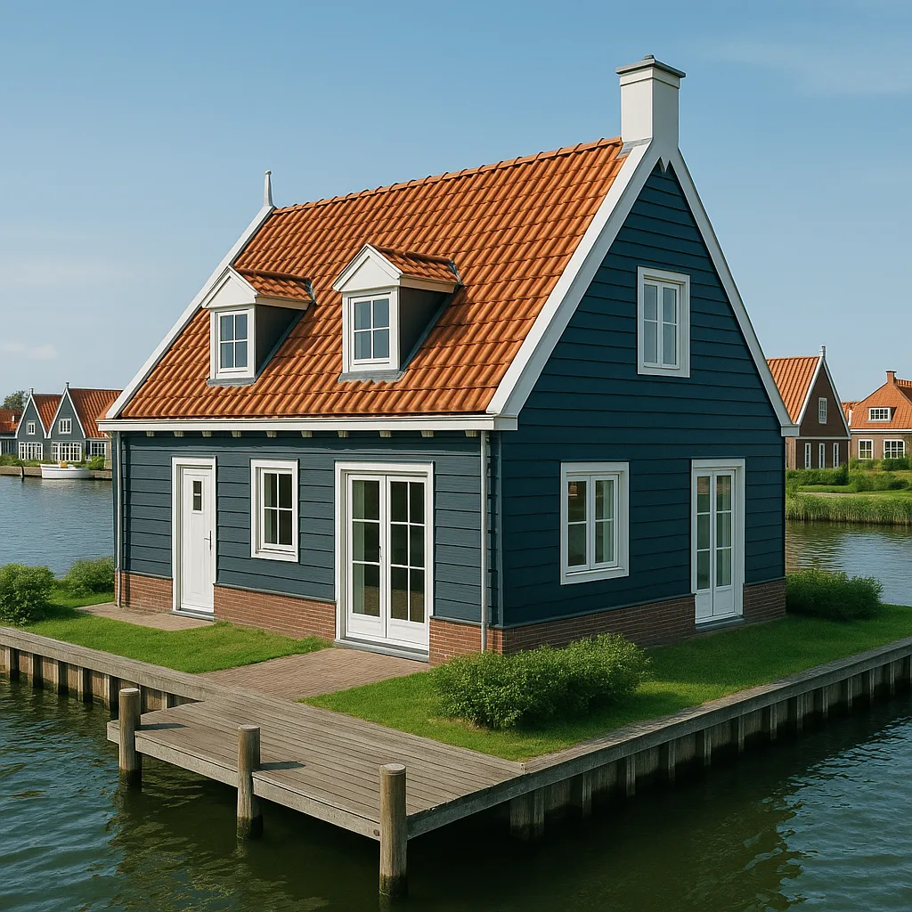 Waterfront villa at MarinaPark Volendam